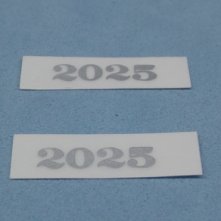 Lionel 2025-ADS Steam Engine Number Set of Two Decals. Lionel Replacement and Repair Parts