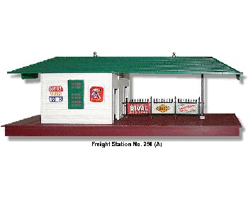 Lionel Train 256 Freight Station