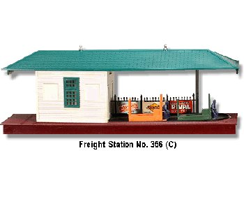 Lionel Train 356 Operating Freight Station