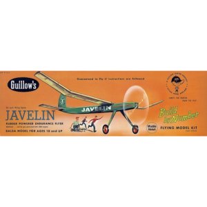Javelin Balsa Wood Model Airplane Kit 03-603
