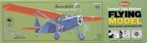 Fairchild 24 Balsa Wood Model Airplane 03-701