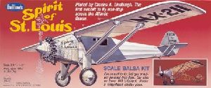 Spirit of St. Louis Model Airplane Kit 807