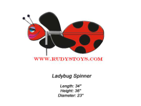 Ladybug Spinner 8105