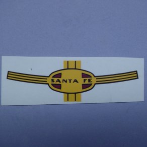   Lionel 2333-26 Santa Fe Nose Decal with Adhesive Backing | Lionel Trains Replacement and Repair Parts