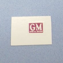  Lionel 2334-23 Red Water Slide GM Logo | Lionel Trains Replacement and Repair Parts