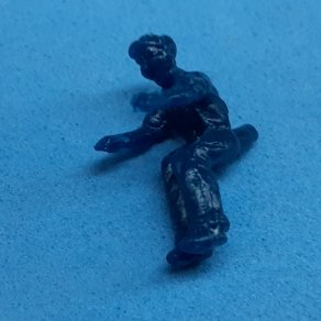 Lionel O Gauge Piggyback Transport Truck – Blue Man Figure – 1:48 Scale