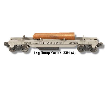 Lionel Train No. 3361 Lumber Dump Car