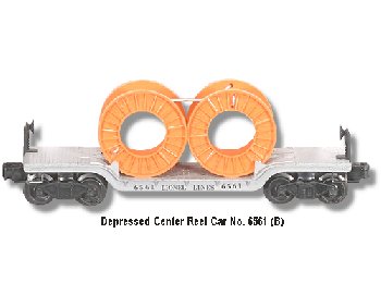 Lionel Train No. 6561 Cable Reel Car