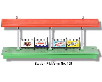 Lionel Train 156 Station Platform