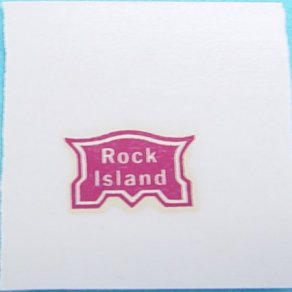 Lionel 2031-12 Rock Island Water Slide Nose Decall. Lionel Train Parts and Lionel Train Accessories.