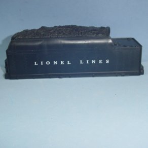 Lionel Train Part 2466 Tender Shell with Silver Letters. Used for tenders 2466,6466W Whistle Tenders and others.  Lionel Train Parts, Lionel Train Repair Parts and Lionel Train Replacement Parts in stock for fast shipping.