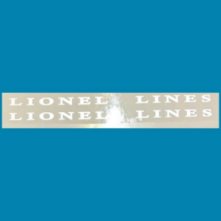  Lionel Train Part 2466T-WLL White Lionel Line Water Slide Decal. Lionel Train New Old Stock, Reproductions, Rebuilt and Used Lionel Train Parts in stock for fast shipping.