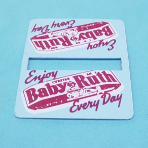 Lionel Train Part 256-65 Baby Ruth Metal Sign.  Lionel Train Parts, Lionel Train Repair Parts and Lionel Train Replacement Parts in stock for fast shipping.