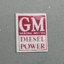  Lionel Train Part 397-32 Red GM Diesel Adhesive Decal. Lionel Train Parts and Lionel Train Replacement Repair Parts